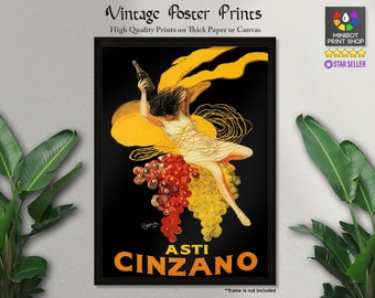 Asti Cinzano (1910), Advertising Posters, Leonetto Cappiello, Vintage Posters, Quality Prints, Wall Decor, Wall Art, Home Decor