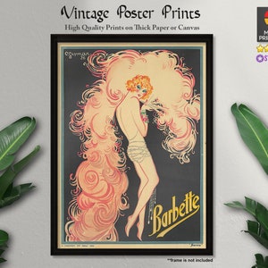 Advertisement Posters, Restaurant Poster, Paris Vintage Poster, Vintage Posters, Vintage Art Prints, Quality Poster Prints,Wall Decor,Canvas