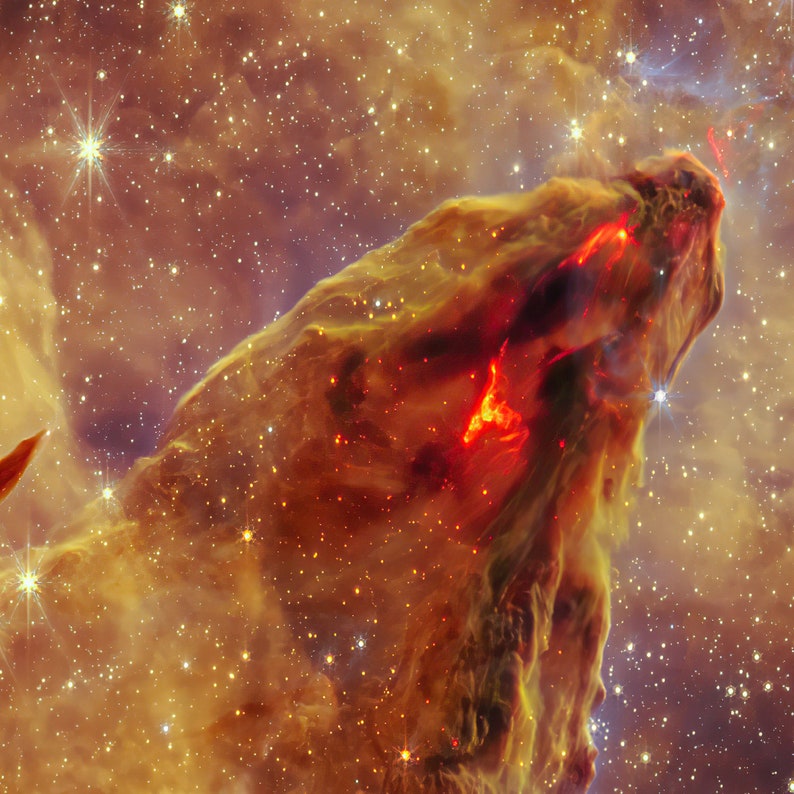 James b Space Telescope the Pillars of Creation Milky Way Etsy