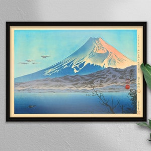 Thirty Six Views of Mt Fuji - Japanese Woodblock Art Print - On Paper or Canvas - Wall Art