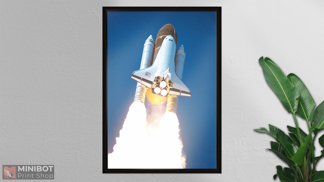 Nasa Discovery Launch - Space Shuttle - Poster on Paper or Canvas ...