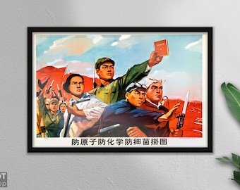 Korean - War Propaganda Poster - On Paper or Canvas
