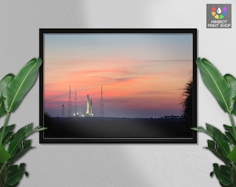 Artemis 1 Launch Poster: NASA Space Rocket Print