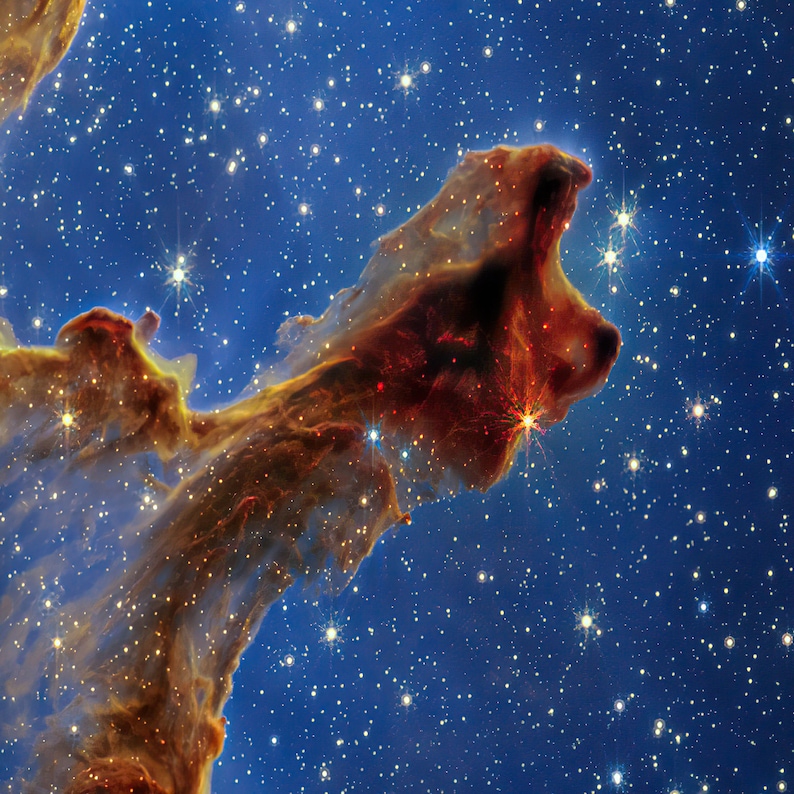 James b Space Telescope the Pillars of Creation Milky Way Etsy