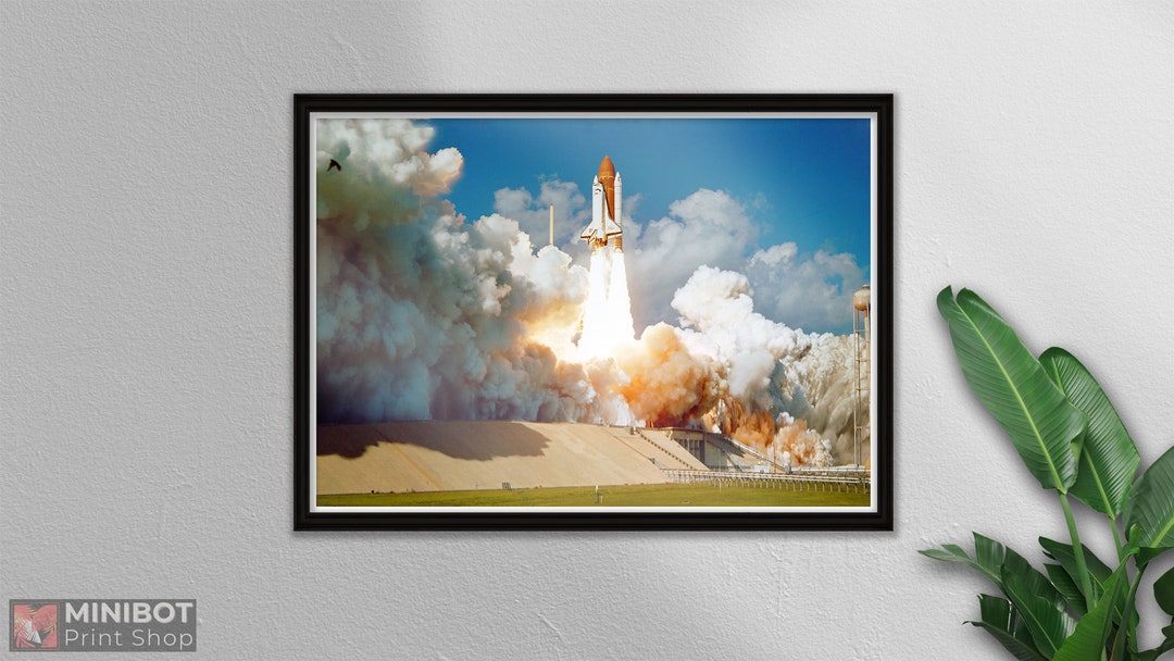 Nasa Discovery Launch - Space Shuttle - Poster on Paper or Canvas ...