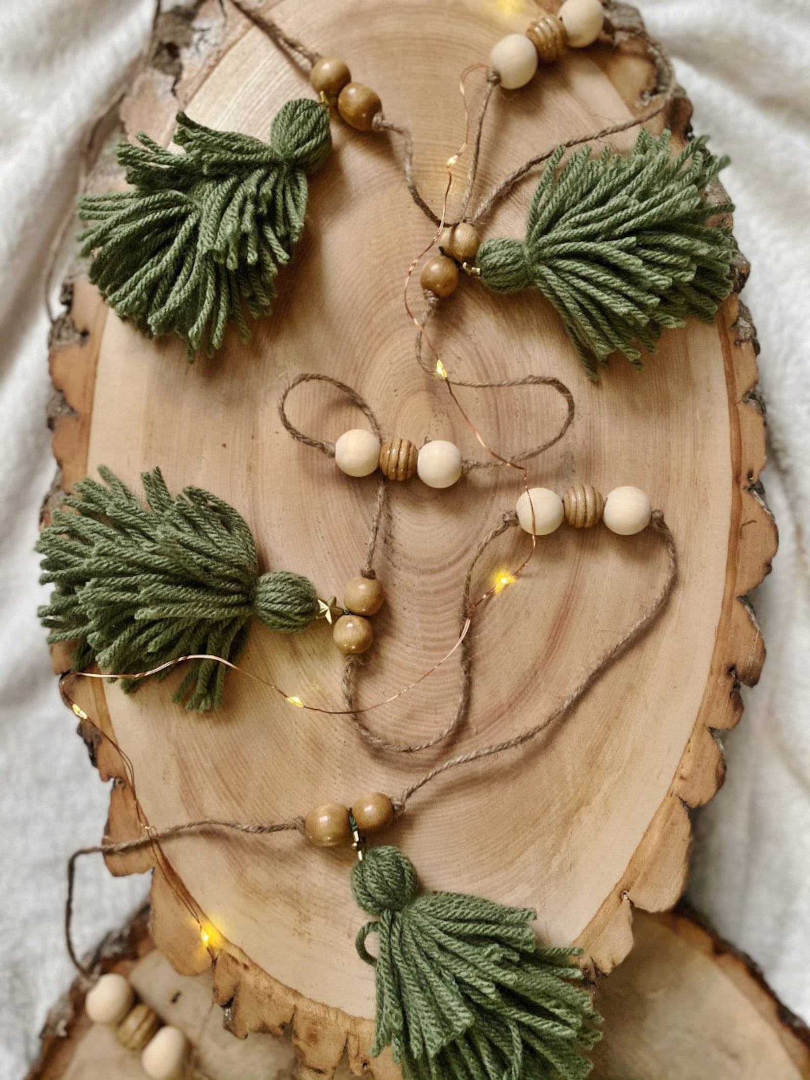 Boho Christmas Tree Garland | Etsy