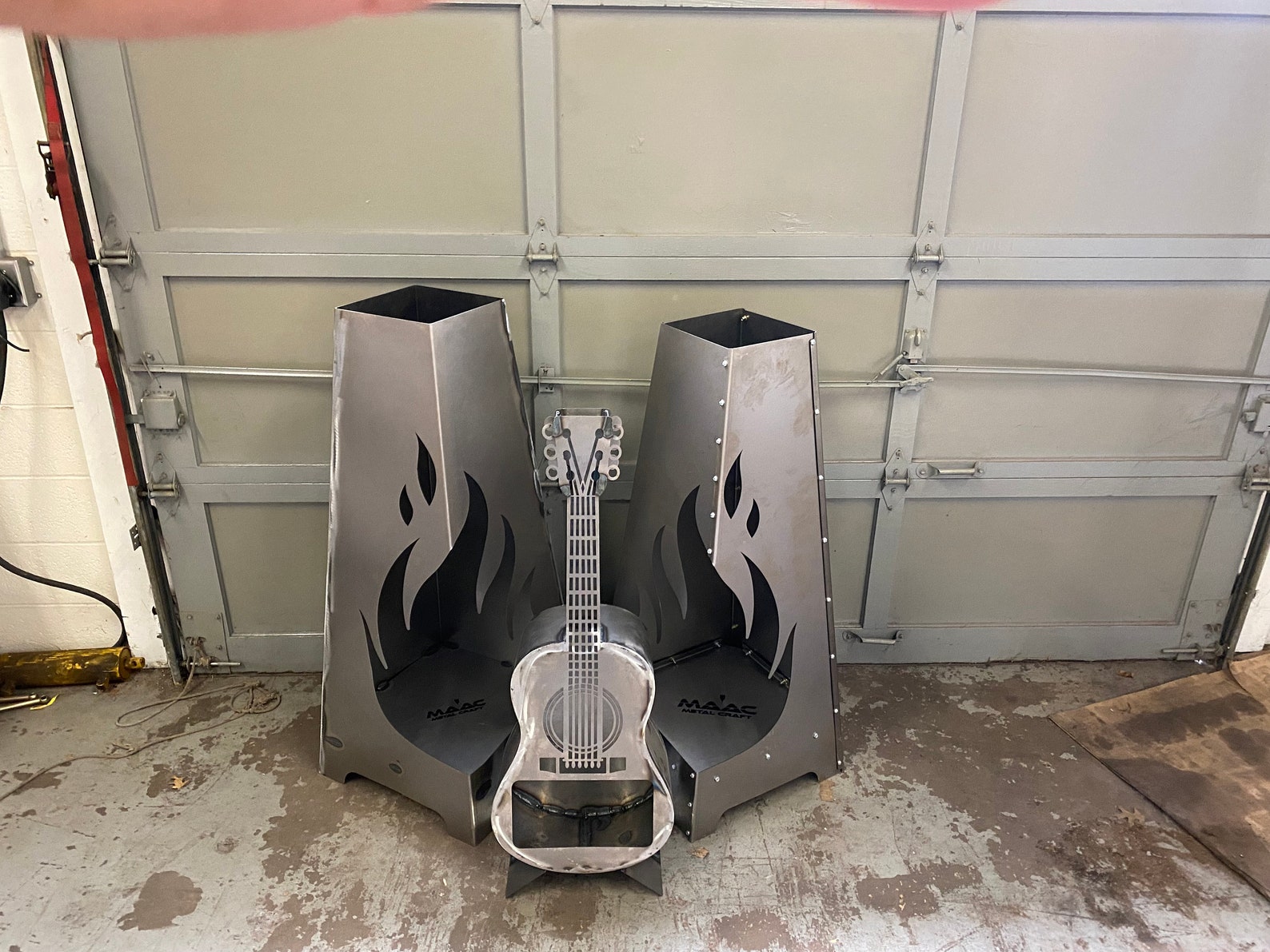 Guitar Fire Pit Outdoor Fire Pit Backyard Firepit Music Etsy