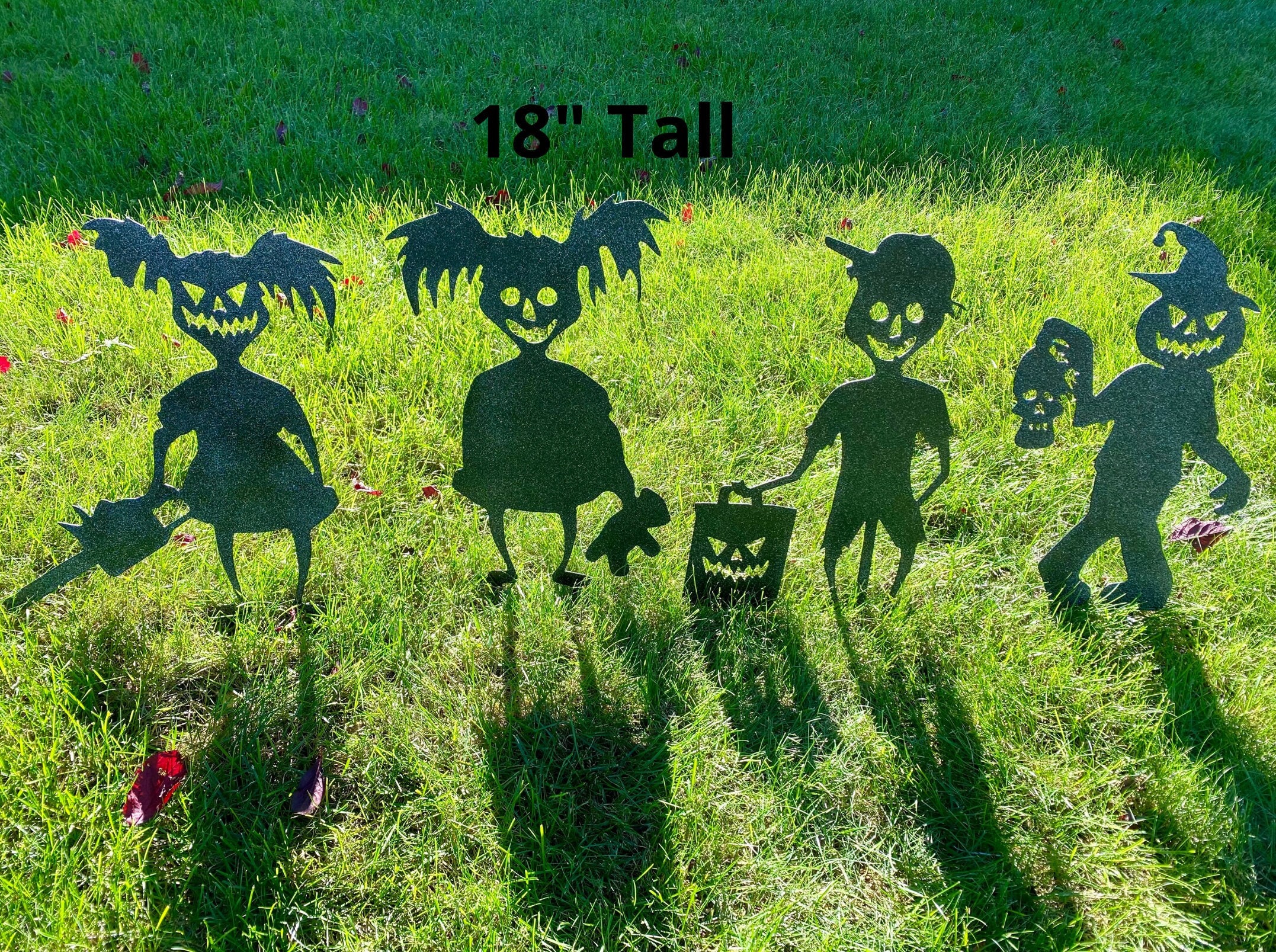 Zombie Kids Metal Art, Halloween Decor Outdoor, Halloween Lawn Decor,…