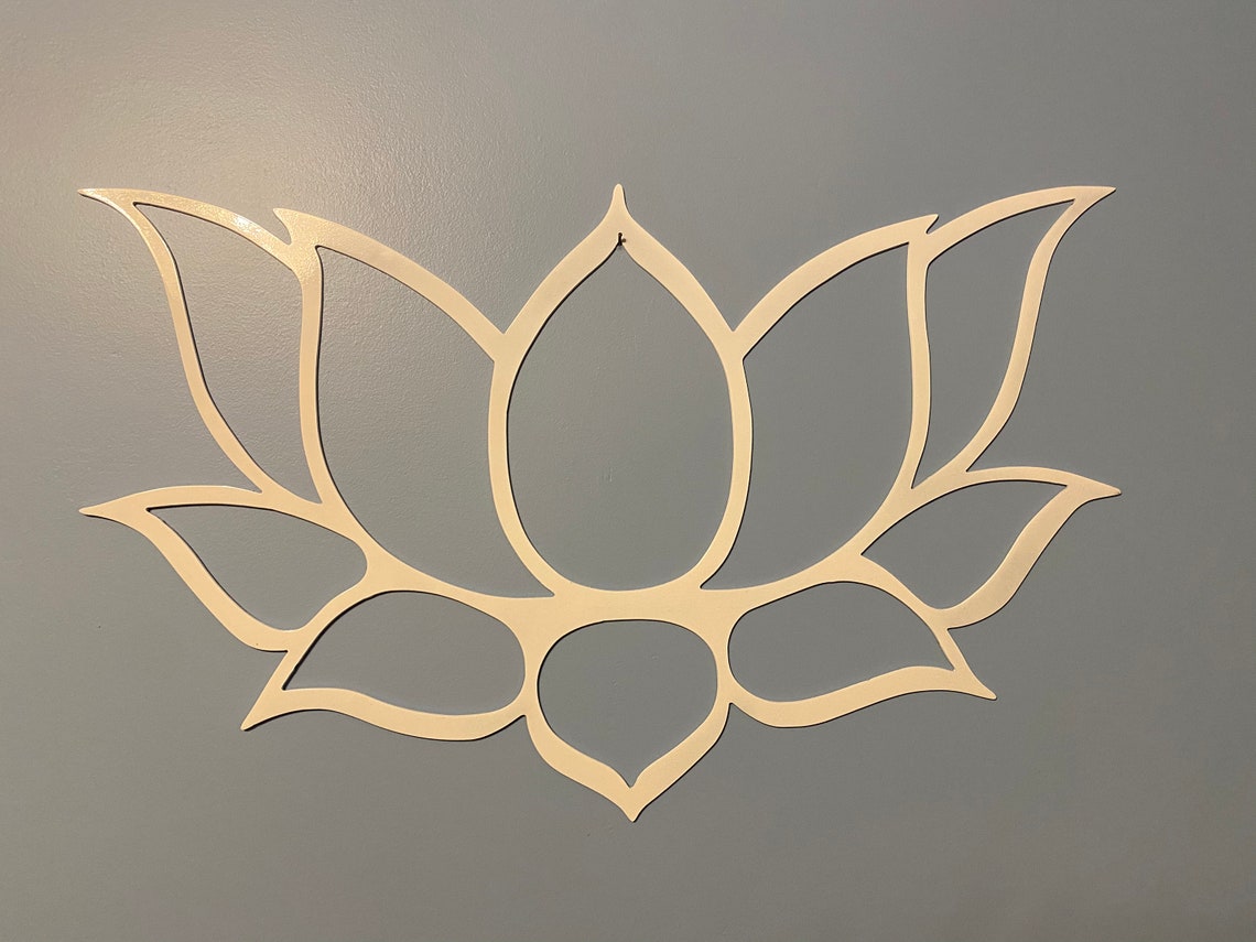 Lotus Flower Wall Art Lotus Flower Home Decor Home Decor Etsy