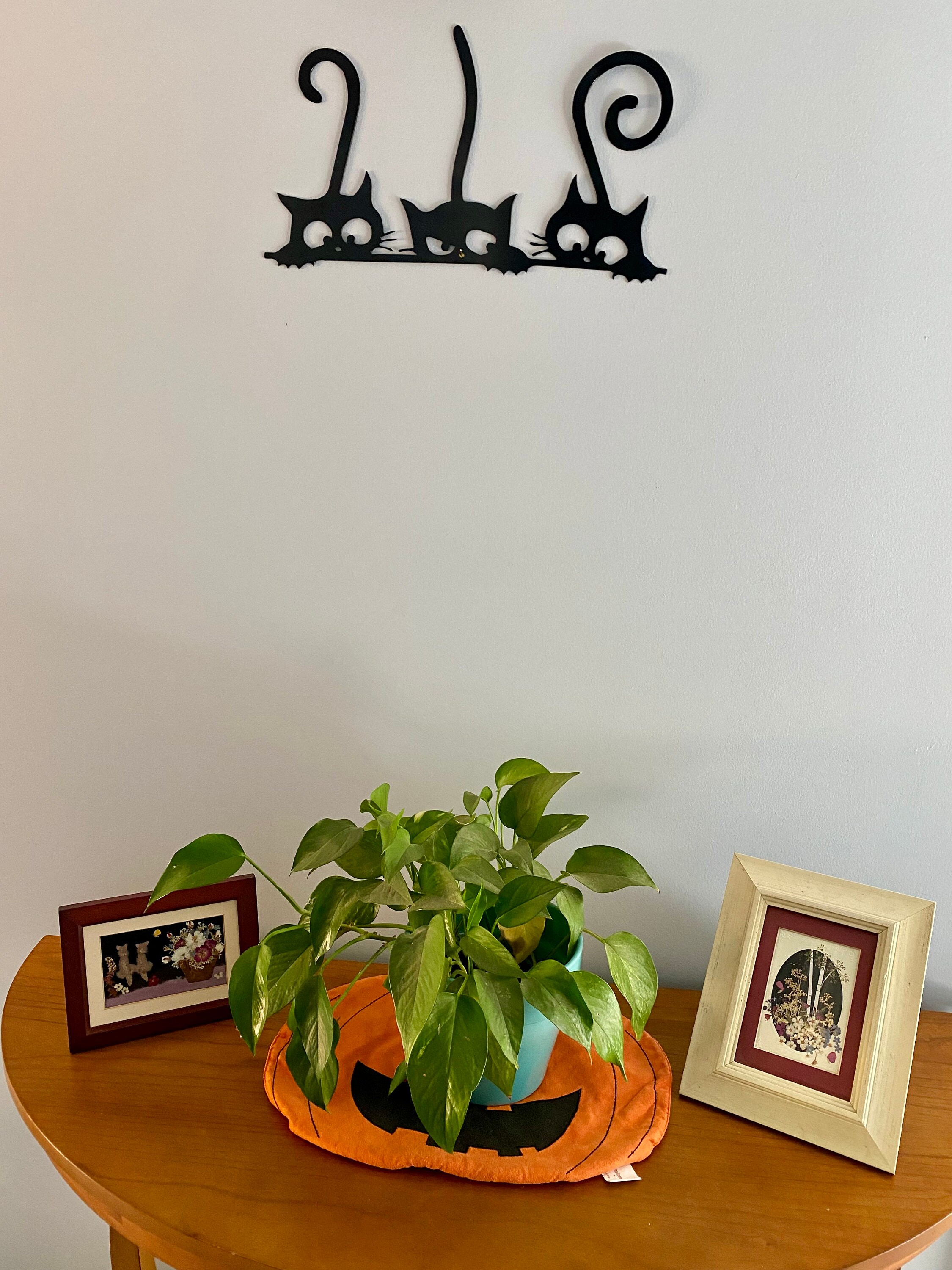 Cat Wall Decor Three Cats Cute Cat Decor Cat Lover Gift Etsy