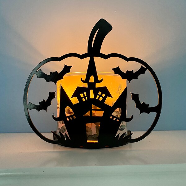 Haunted House Candle Holders Etsy