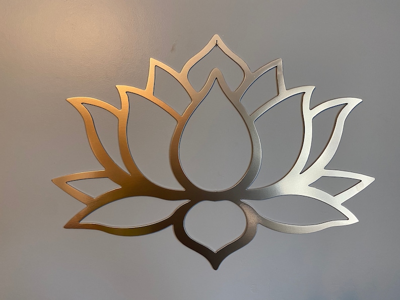 Lotus Flower Wall Art Lotus Flower Wall Decor Zen Decor Etsy