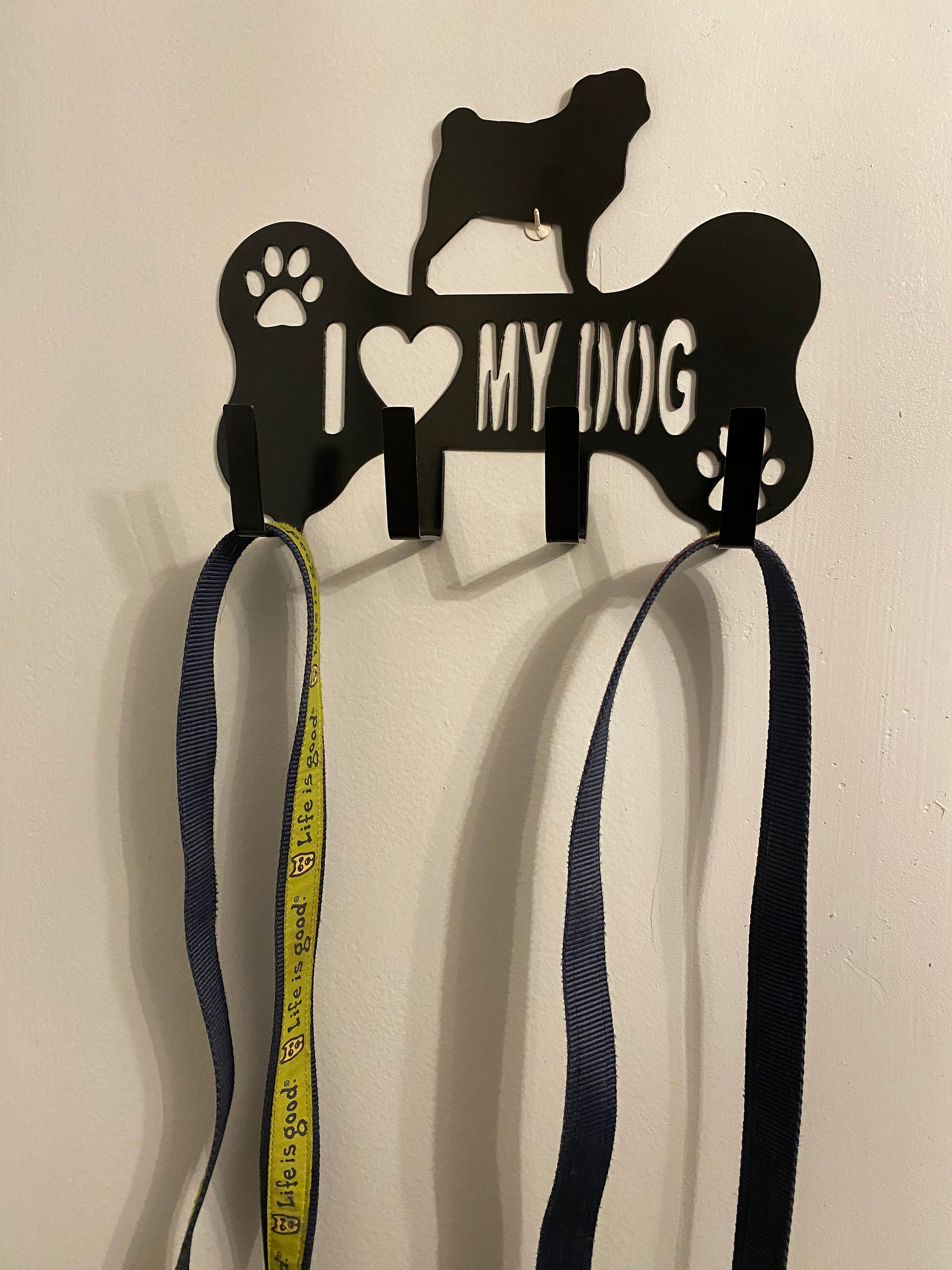 dog leash wall mount