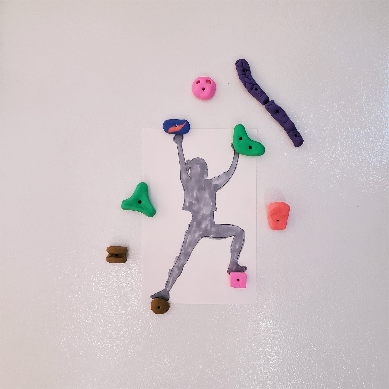 Climbing Hold Small Various Set of 10 Clay Etsy