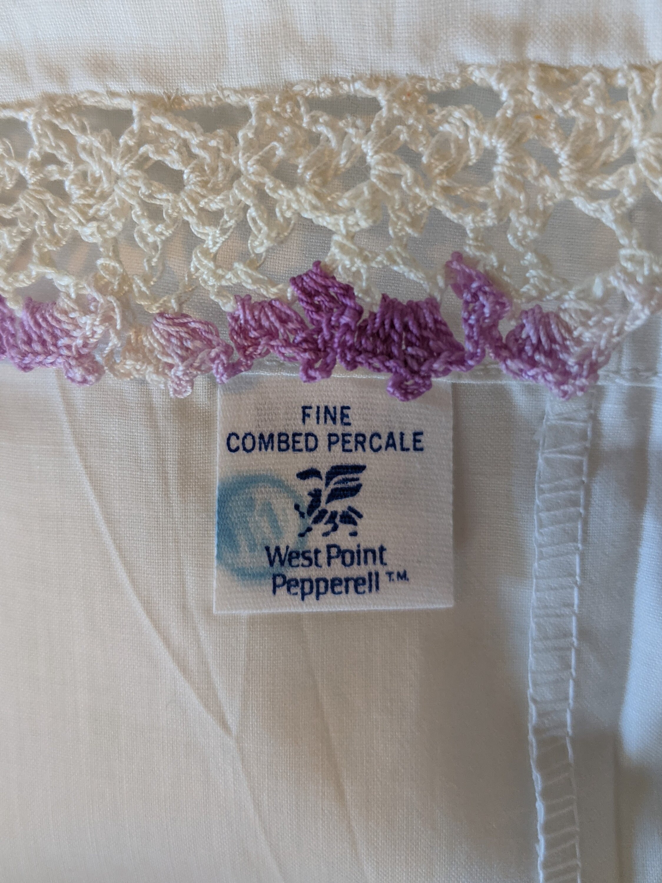 2 conjuntos Vintage crocheted almohadas / rosa púrpura & | Etsy