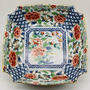 9” Square Vegetable Bowl China Garden