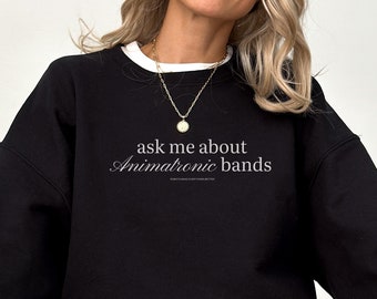 Animatronic Bands Sweatshirt, robot crewneck