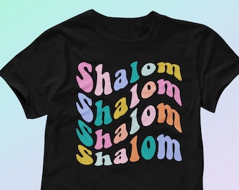 Shalom T Shirt, Peace Shirt, Hanukkah Shirt, Jewish Gift