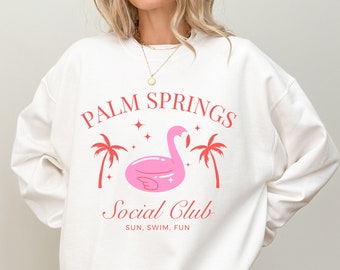 Palm Springs Bachelorette Palm Springs sweatshirt palm springs bach Bachelorette Crewneck Girls Trip Matching Shirts desert bachelorette