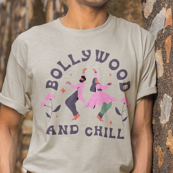 Bollywood and Chill Shirt, Bollywood Movie Fan Shirt, Indian Cinema Lover Gift