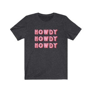 Howdy Shirt Country music shirts Nashville tshirt bachelorette Tee womens clothing Cute Top Trendy Shirts For Women image 6