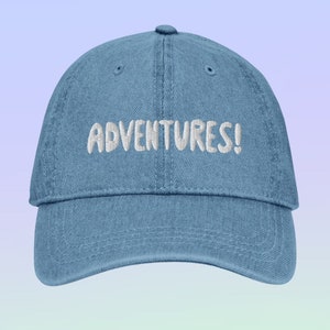 Adventures! Denim Dad Hat