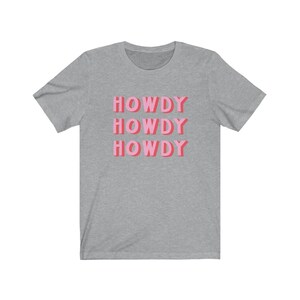 Howdy Shirt Country music shirts Nashville tshirt bachelorette Tee womens clothing Cute Top Trendy Shirts For Women image 5