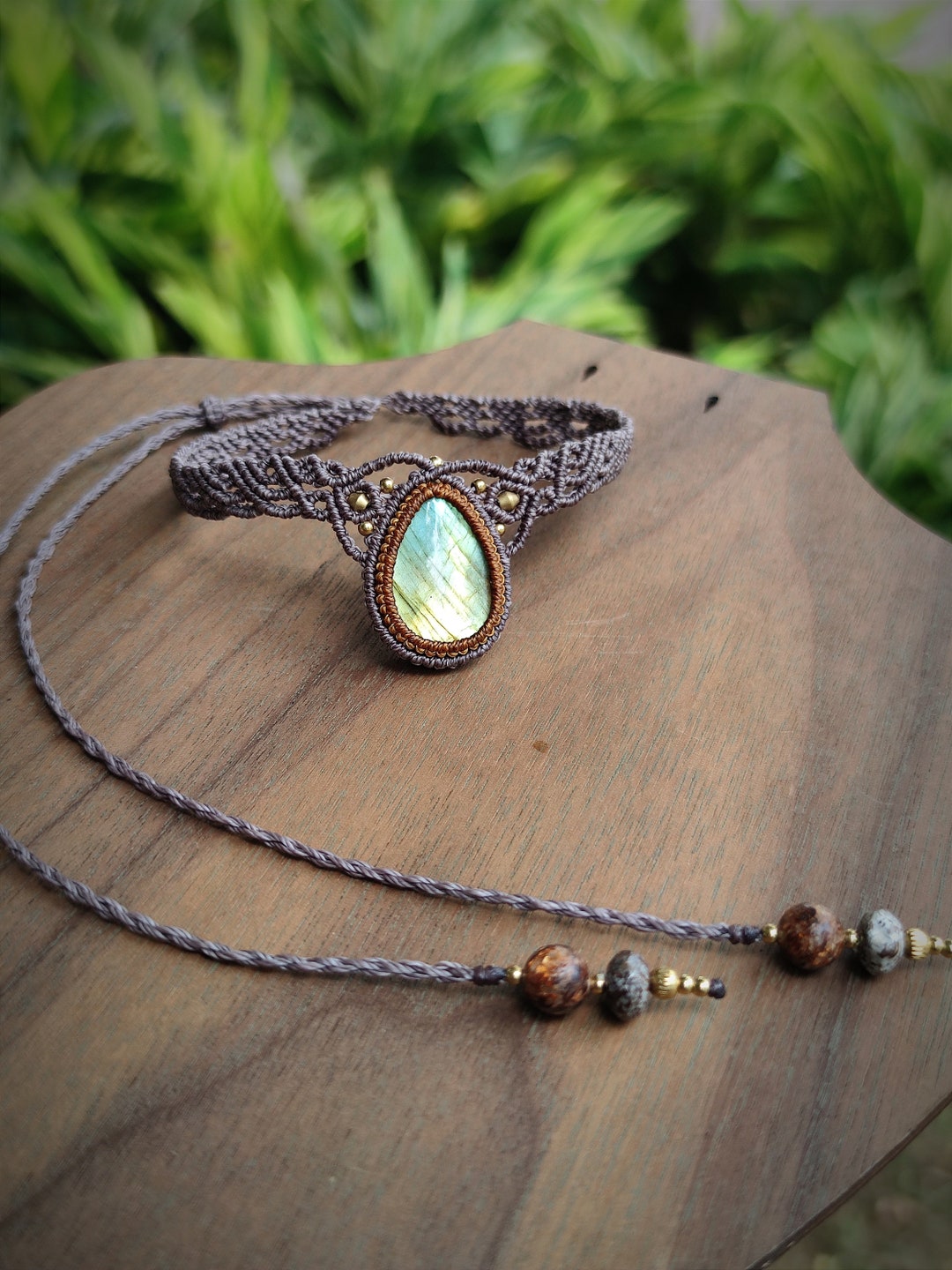 Labradorite Choker, Labradorite Necklace, Labradorite Jewelry