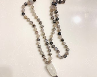 Quartz Mala Beads