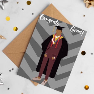 Congrats Grad! | African American Graduation Card For Him