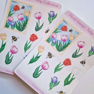 Tulpe Sticker Bogen