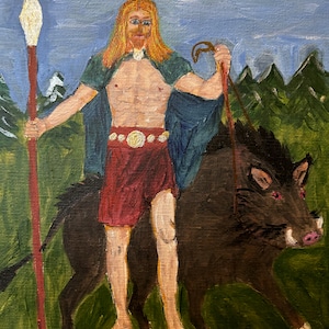 Freyr/Frey-gebedskaart