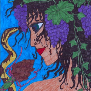 Dionysos gebedskaart