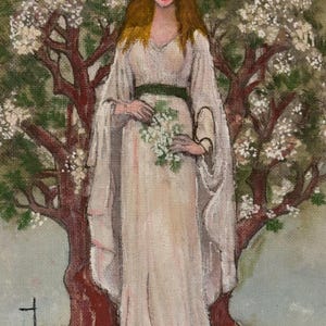 Weißdorn-Baum-Geist-Gebetskarte