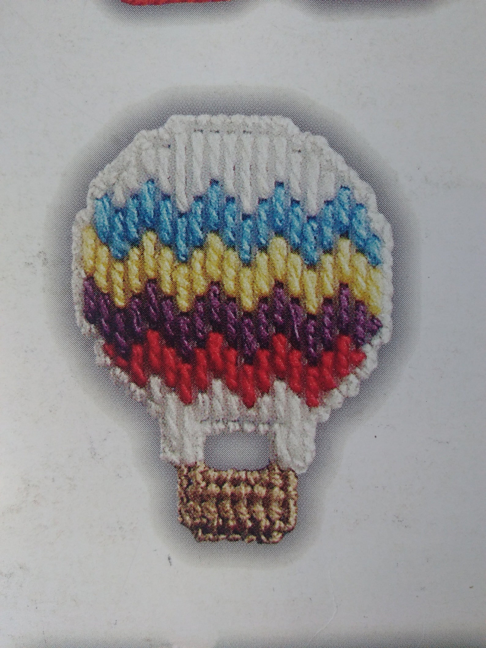 Hot Air Balloon Plastic Canvas Cutouts Plastic Canvas Etsy