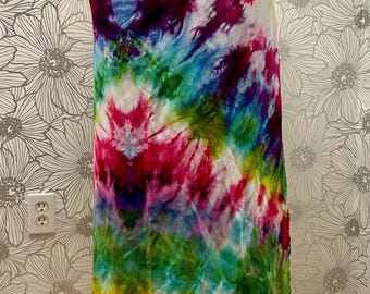 Ice Dyed Wrap Maxi Skirt