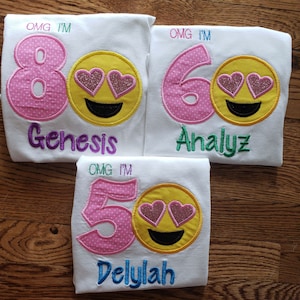 Emoji Lover Birthday Top