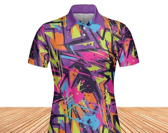 Abstract Zigzag Women's Polo Shirt