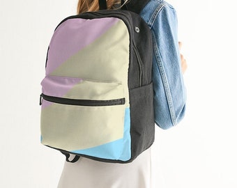 Colorful Abstract Art Shoulder Backpack Bag Morral Casual Colorful Abstract Art Shoulder Backpack Bag Morral Casual
