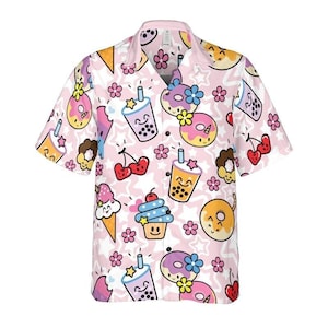 Kawaii Sweets Button Up Shirt