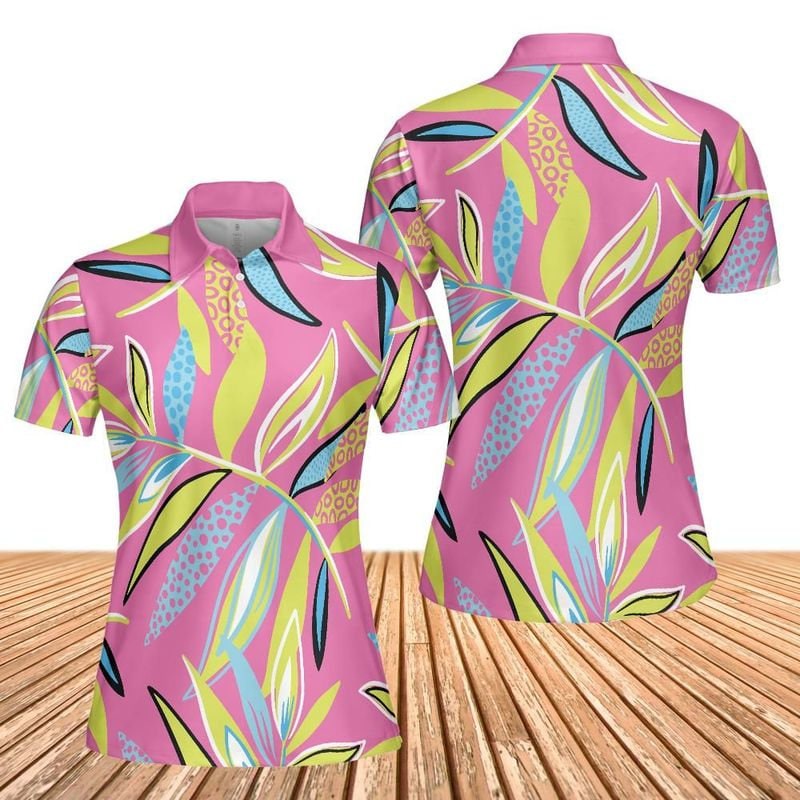 Discover Tropical Pink Women's Polo Shirt