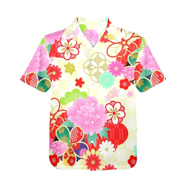 Japanese Kimono Button Up Shirt