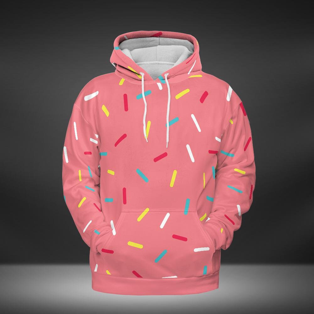 Of donut hoodie pink online
