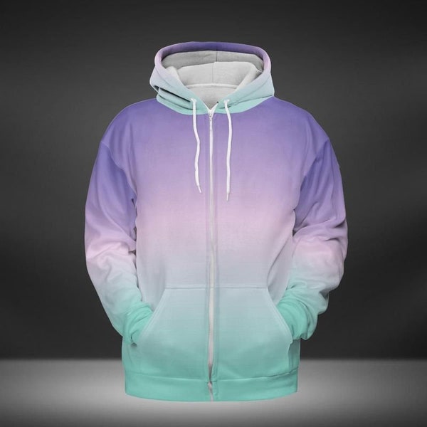 Beach Vibes Premium Unisex Zip Hoodie