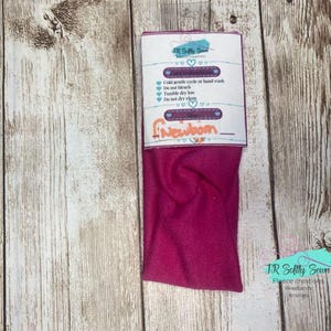 Handmade Knot Headbands | Soft & Stretchy | Sizes from Baby to Adult | Pink