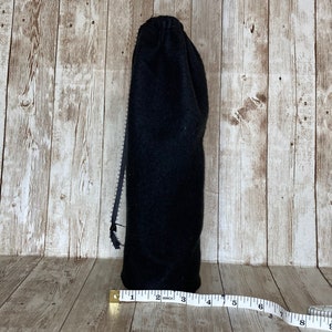 Drawstring round base fleece pouch, speaker case, pencil bag, collection case, coin bag