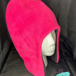 Solid Two Layered Covered Ears Unisex Fleece Hat; Fleece Hat with Ear Flaps for women, men, and kids; Winter weather hat; Extreme cold hat