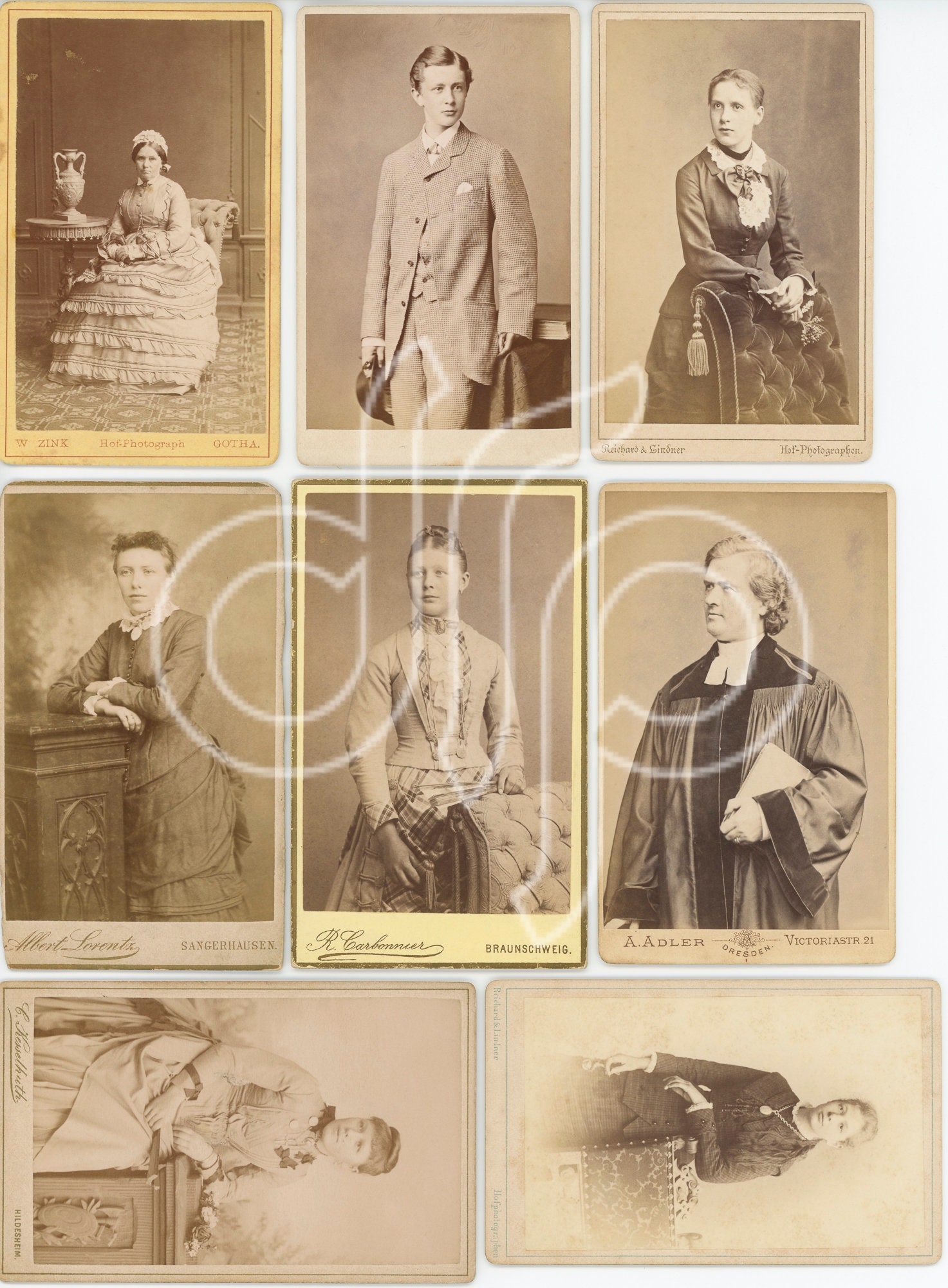 Printable Vintage Cards II Fin De Siècle Vintage Etsy Canada