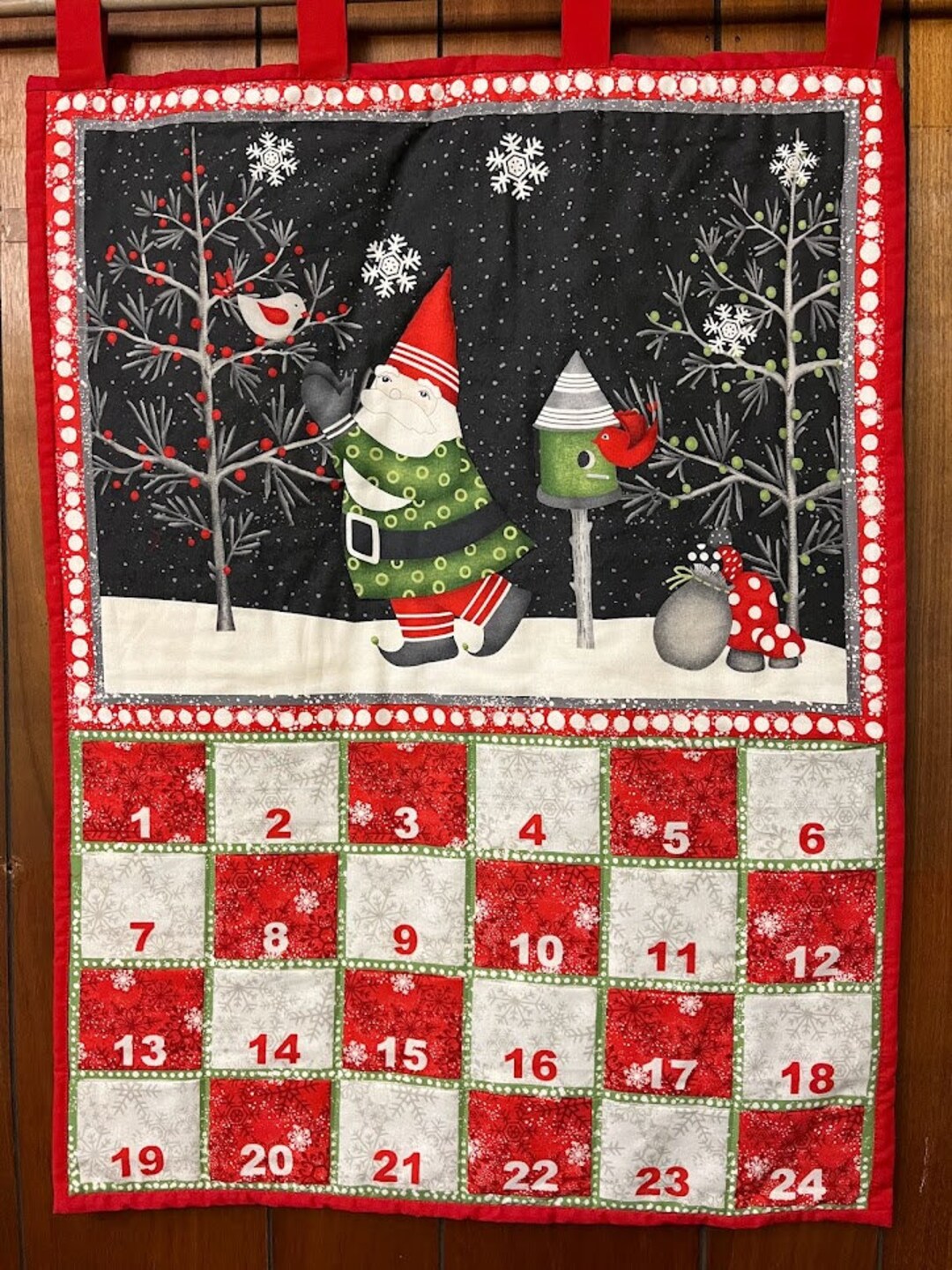 Jolly Winter Gnome Advent Calendar Etsy