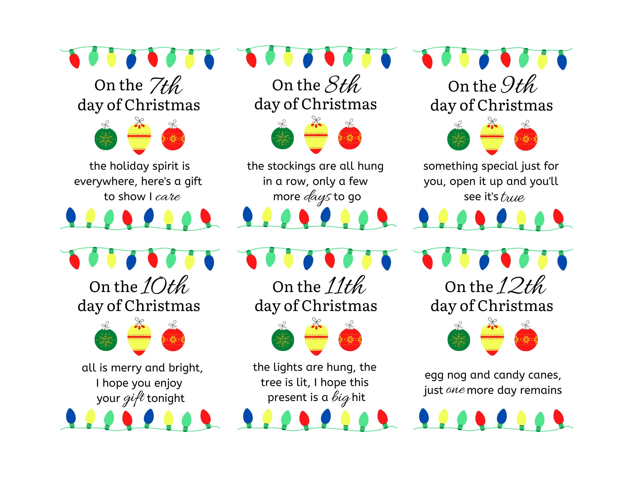 12 Days Of Christmas Gift Tags 12 Days Of Christmas Etsy 12-days-of-christmas-gift-tags-12-days-of-christmas-etsy